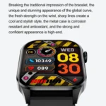 T98 2.04 inch IP68 Waterproof Bluetooth Call Smart Watch, Support Blood Oxygen Monitoring - Image 6