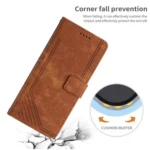 Skin Feel Stripe Pattern Leather Phone Case with Lanyard, For OnePlus 13T 5G, For OnePlus 13R 5G, For OnePlus 13 - Image 5