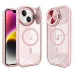 Round Camshield MagSafe TPU Hybrid PC Phone Case, For iPhone 14 Plus, For iPhone 14, For iPhone 14 Pro, For iPhone 14 Pro Max