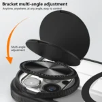 Round Camshield MagSafe TPU Hybrid PC Phone Case, For iPhone 15 Pro Max, For iPhone 15 Pro, For iPhone 15 Plus, For iPhone 15 - Image 5