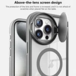 Round Camshield MagSafe TPU Hybrid PC Phone Case, For iPhone 15 Pro Max, For iPhone 15 Pro, For iPhone 15 Plus, For iPhone 15 - Image 6