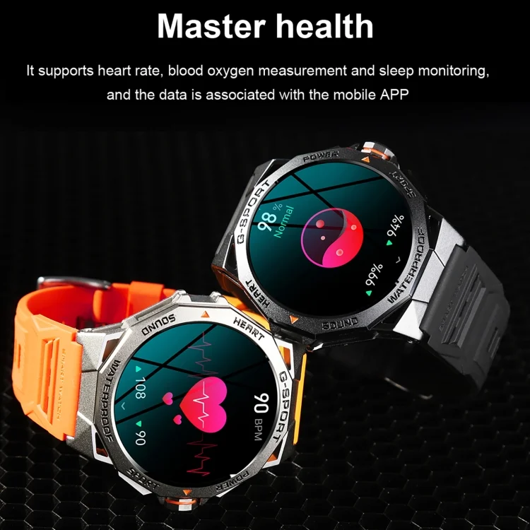 EDA0062878_B1.webp K62 1.43 inch AMOLED Round Screen Smart Watch Supports Bluetooth Calls - Image 2