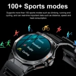 K62 1.43 inch AMOLED Round Screen Smart Watch Supports Bluetooth Calls - Image 5