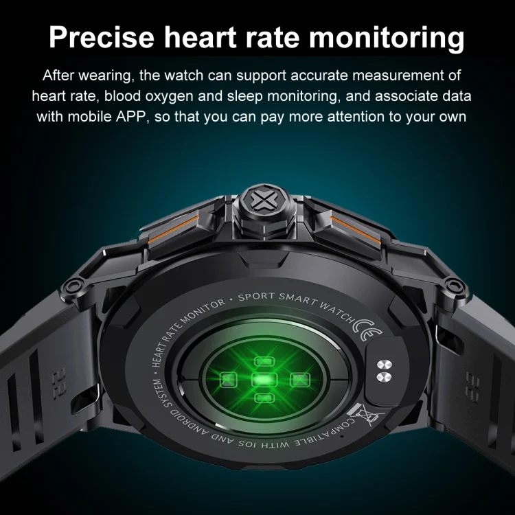 EDA0062878_B5.webp K62 1.43 inch AMOLED Round Screen Smart Watch Supports Bluetooth Calls - Image 6