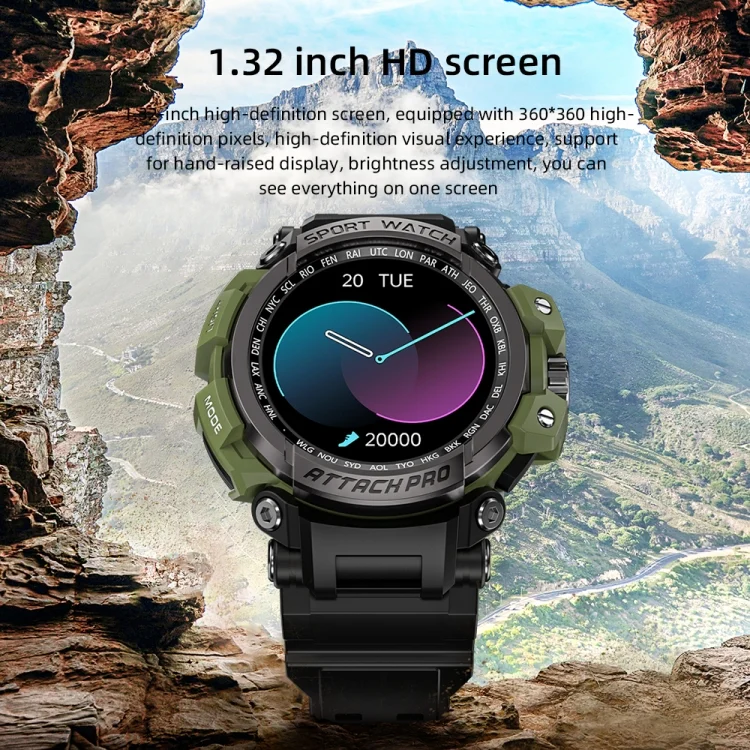 EDA0062884_B3.webp LOKMAT ATTACK Pro 1.39 inch BT5.1 Smart Sport Watch, Support Bluetooth Call / Sleep / Heart Rate / Blood Pressure Health Monitor - Image 4