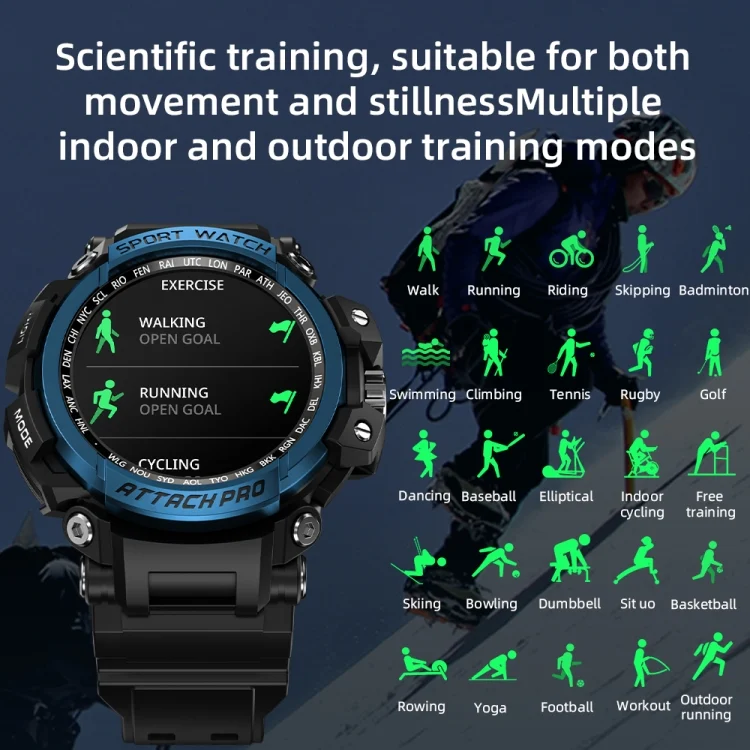 EDA0062884_B8.webp LOKMAT ATTACK Pro 1.39 inch BT5.1 Smart Sport Watch, Support Bluetooth Call / Sleep / Heart Rate / Blood Pressure Health Monitor - Image 9