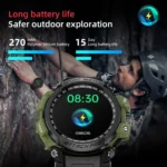 LOKMAT ATTACK Pro 1.32 inch BT5.1 Smart Sport Watch, Support Bluetooth Call / Sleep / Blood Oxygen / Heart Rate / Blood Pressure Health Monitor - Image 11