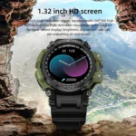 LOKMAT ATTACK Pro 1.32 inch BT5.1 Smart Sport Watch, Support Bluetooth Call / Sleep / Blood Oxygen / Heart Rate / Blood Pressure Health Monitor - Image 4