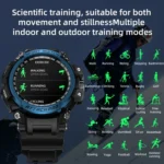 LOKMAT ATTACK Pro 1.32 inch BT5.1 Smart Sport Watch, Support Bluetooth Call / Sleep / Blood Oxygen / Heart Rate / Blood Pressure Health Monitor - Image 9