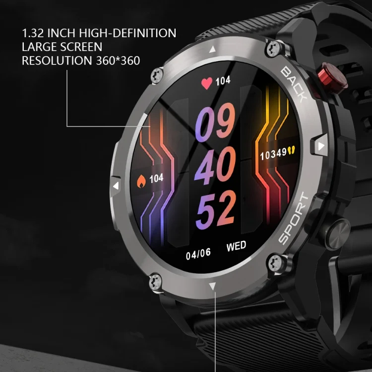 EDA0062888_B3.webp LEMFO LF26MAX 1.32 inch HD Round Screen Smart Watch Supports Bluetooth Calls - Image 4