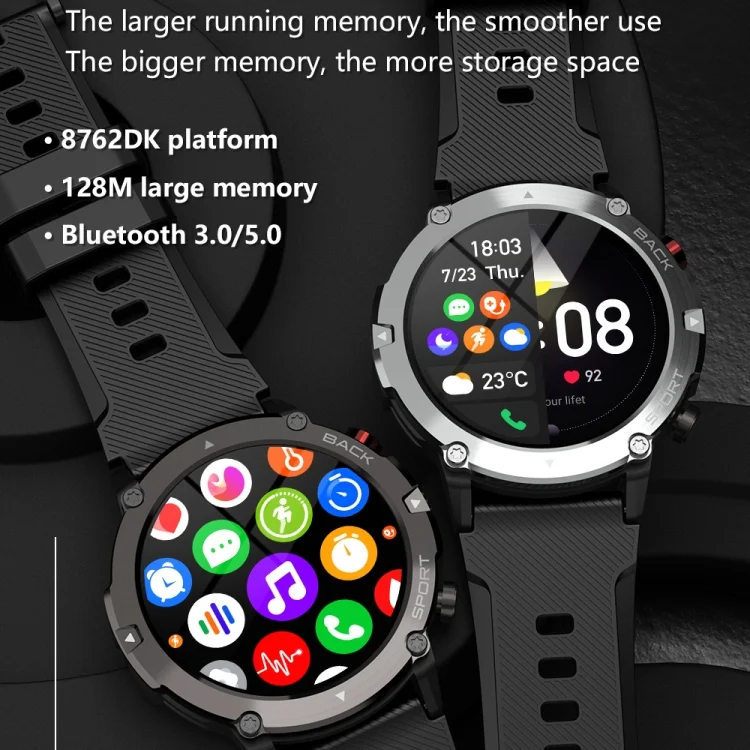 EDA0062888_B4.webp LEMFO LF26MAX 1.32 inch HD Round Screen Smart Watch Supports Bluetooth Calls - Image 5