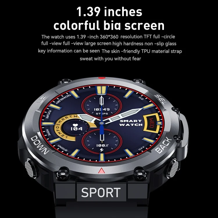 EDA0062892_B2.webp LEMFO LF33 1.39 inch TFT Round Screen Smart Watch Supports Bluetooth Calls - Image 3