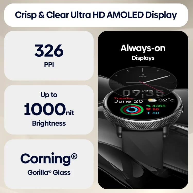 EDA0062901_B3.webp Zeblaze GTR 3 Pro 1.43 inch Screen Voice Calling Smart Watch, Support Heart Rate / Blood Pressure / Blood Oxygen - Image 4