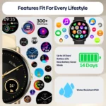Zeblaze GTR 3 Pro 1.43 inch Screen Voice Calling Smart Watch, Support Heart Rate / Blood Pressure / Blood Oxygen - Image 9