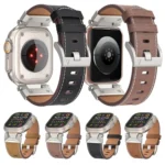 Mecha Style Leather Watch Band, For Apple Watch Series 4 44mm, For Apple Watch Series 3 42mm, For Apple Watch Series 2 42mm, For Apple Watch 42mm - Image 2