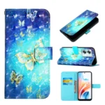 3D Painting Horizontal Flip Leather Phone Case, For OPPO A79 5G