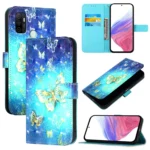 3D Painting Horizontal Flip Leather Phone Case, For OPPO A11s 4G, For OPPO A74 4G / F19 / F19s / A95 5G / 4G