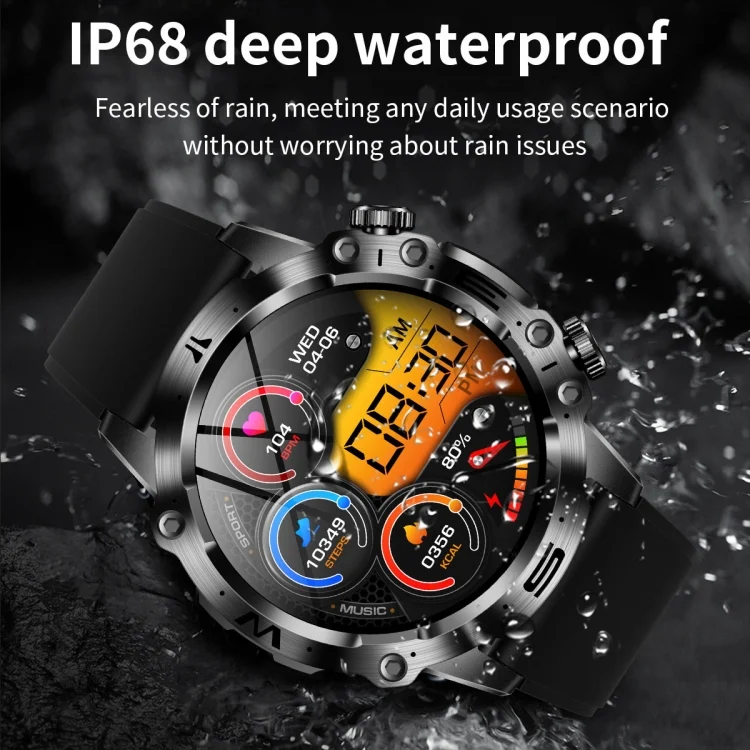 EDA006302501_B18.webp ET482 1.43 inch AMOLED Screen Sports Smart Watch Support Bluetooth Call /  ECG Function - Image 19