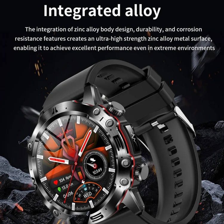 EDA006302501_B3.webp ET482 1.43 inch AMOLED Screen Sports Smart Watch Support Bluetooth Call /  ECG Function - Image 4