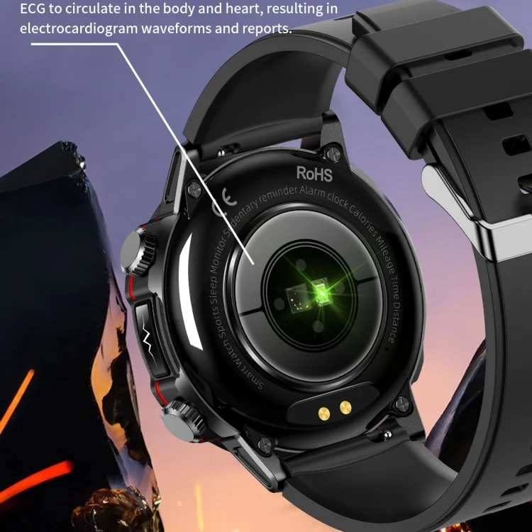 EDA006302501_B4.webp ET482 1.43 inch AMOLED Screen Sports Smart Watch Support Bluetooth Call /  ECG Function - Image 5