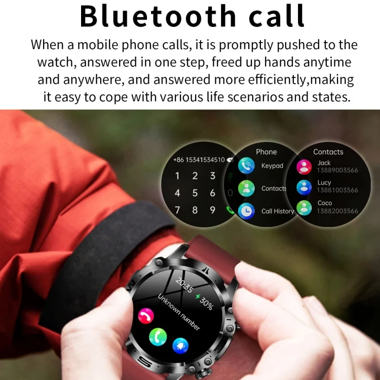 EDA006302501_B5.webp ET482 1.43 inch AMOLED Screen Sports Smart Watch Support Bluetooth Call /  ECG Function - Image 6