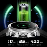 LEMFO T95 1.52 inch IPS Screen 2 in 1 Bluetooth Earphone Smart Watch Support Health Monitoring - Image 15