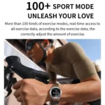 LEMFO T95 1.52 inch IPS Screen 2 in 1 Bluetooth Earphone Smart Watch Support Health Monitoring - Image 7
