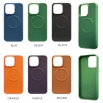 2 in 1 MagSafe Magnetic Silicone Leather Phone Case, For iPhone 15 Pro Max, For iPhone 15 Pro, For iPhone 15 Plus - Image 8