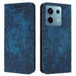 Retro Elephant Embossed Leather Phone Case, For Xiaomi Redmi Note 13 5G, For Xiaomi Redmi Note 13 Pro 5G, For Xiaomi Redmi 12 4G, For Xiaomi Redmi Note 12 4G Global...