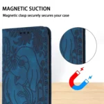 Retro Elephant Embossed Leather Phone Case, For Xiaomi Redmi Note 13 5G, For Xiaomi Redmi Note 13 Pro 5G, For Xiaomi Redmi 12 4G, For Xiaomi Redmi Note 12 4G Global... - Image 5