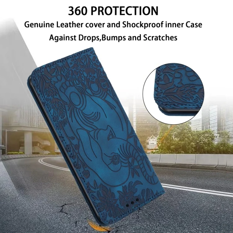 EDA006311621A_5.webp Retro Elephant Embossed Leather Phone Case, For Xiaomi Redmi Note 13 5G, For Xiaomi Redmi Note 13 Pro 5G, For Xiaomi Redmi 12 4G, For Xiaomi Redmi Note 12 4G Global... - Image 6