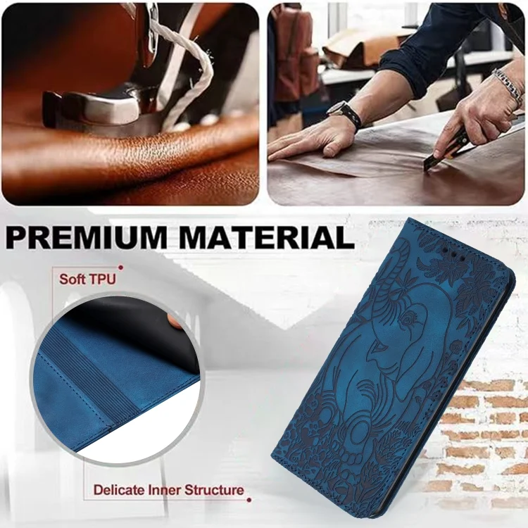 EDA006311624A_2.webp Retro Elephant Embossed Leather Phone Case, For Xiaomi Redmi 13 4G, For Xiaomi Redmi A3, For Xiaomi Redmi Note 13 Pro 4G, For Xiaomi Redmi Note 13 4G, For Xiaomi Redmi 13C 4G / 5G - Image 3