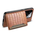 Crocodile Texture Card Bag Design Full Coverage Phone Case, For Xiaomi 14, For Xiaomi Redmi K60 Ultra/13T/13T Pro, For Xiaomi Redmi 12/Note 12R, For Xiaomi Redmi Note 12 Turbo/Poco F5 - Image 4