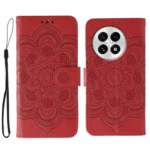 Sun Mandala Embossing Pattern Phone Leather Case, For OnePlus 13, For OnePlus Nord 4