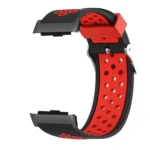 Two Color Punched Silicone Watch Band - Image 3