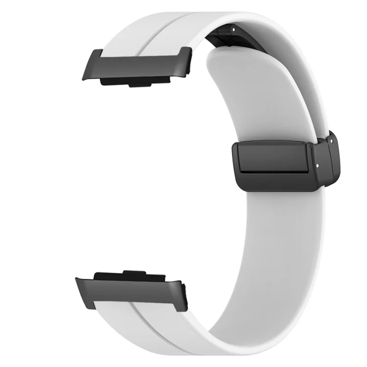 EDA006321801A_1.webp Solid Color Folding Magnetic Buckle Silicone Watch Band - Image 3