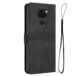 Triangle Solid Color Leather Phone Case, For Xiaomi Redmi Note 9, For Xiaomi Redmi Note 9 Pro - Image 3
