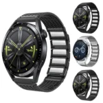 22mm Magnetic Clasp Braided Chain Stainless Steel Watch Band - Image 2