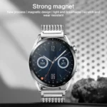 22mm Magnetic Clasp Braided Chain Stainless Steel Watch Band - Image 6