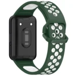 Two Color Breathable Silicone Watch Band - Image 6