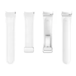 Magnetic Silver Buckle Leather Silicone Watch Band - Image 6