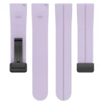 Groove Folding Black Buckle Silicone Watch Band - Image 3