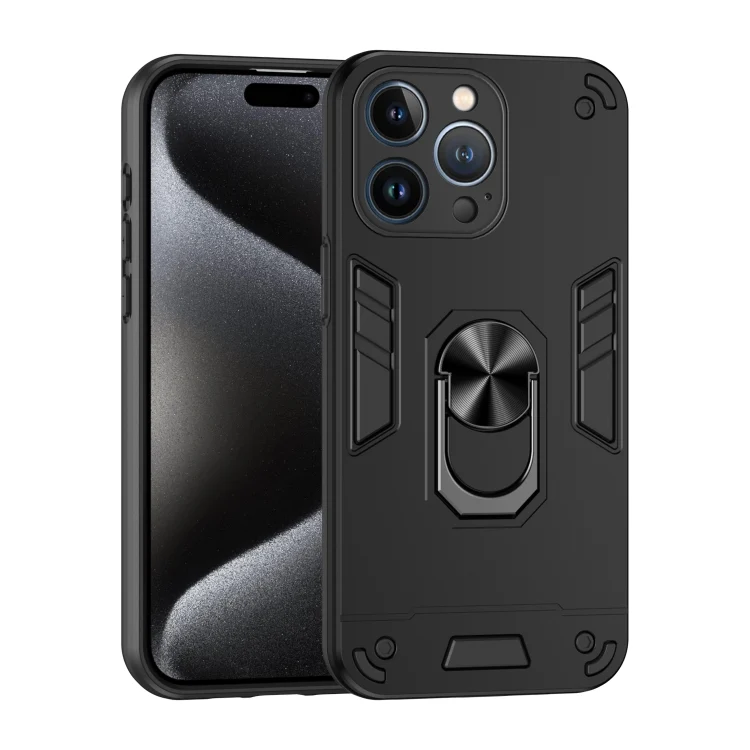 Shockproof Metal Ring Holder Phone Case, For iPhone 13 Pro, For iPhone 13, For iPhone 12, For iPhone 12 Pro Max, For iPhone 12 Pro, For iPhone 11 Pro Max