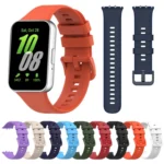 Solid Color Buckle Silicone Watch Band - Image 2