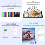 Blackview COLOR 8, Fingerprint & Face Identification, 6.75 inch Android 13 Unisoc T616 Octa Core up to 2.2GHz, Network: 4G, OTG - Image 9