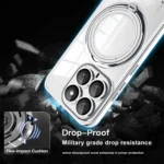 Electroplating MagSafe 360 Degree Rotation Holder Shockproof Phone Case, For Xiaomi 14 Pro, For Xiaomi 14 - Image 5