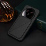 D04 Calf Texture Dual Card Slot Holder Phone Case, For Xiaomi 14 Ultra, For Xiaomi 14 Pro, For Xiaomi 14, For Xiaomi 13T / 13T Pro / Redmi K60 Ultra, For Xiaomi Redmi 12 / Note 12R - Image 2