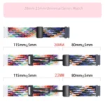 Two-color Magnetic Braided Nylon Watch Band - Image 3