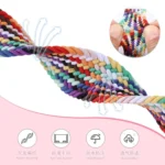 Two-color Magnetic Braided Nylon Watch Band - Image 5