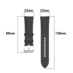 22mm Genuine Leather Watch Band - Image 3